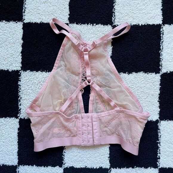 Dobreva Pink Lace Bralette XS - Picture 2 of 3